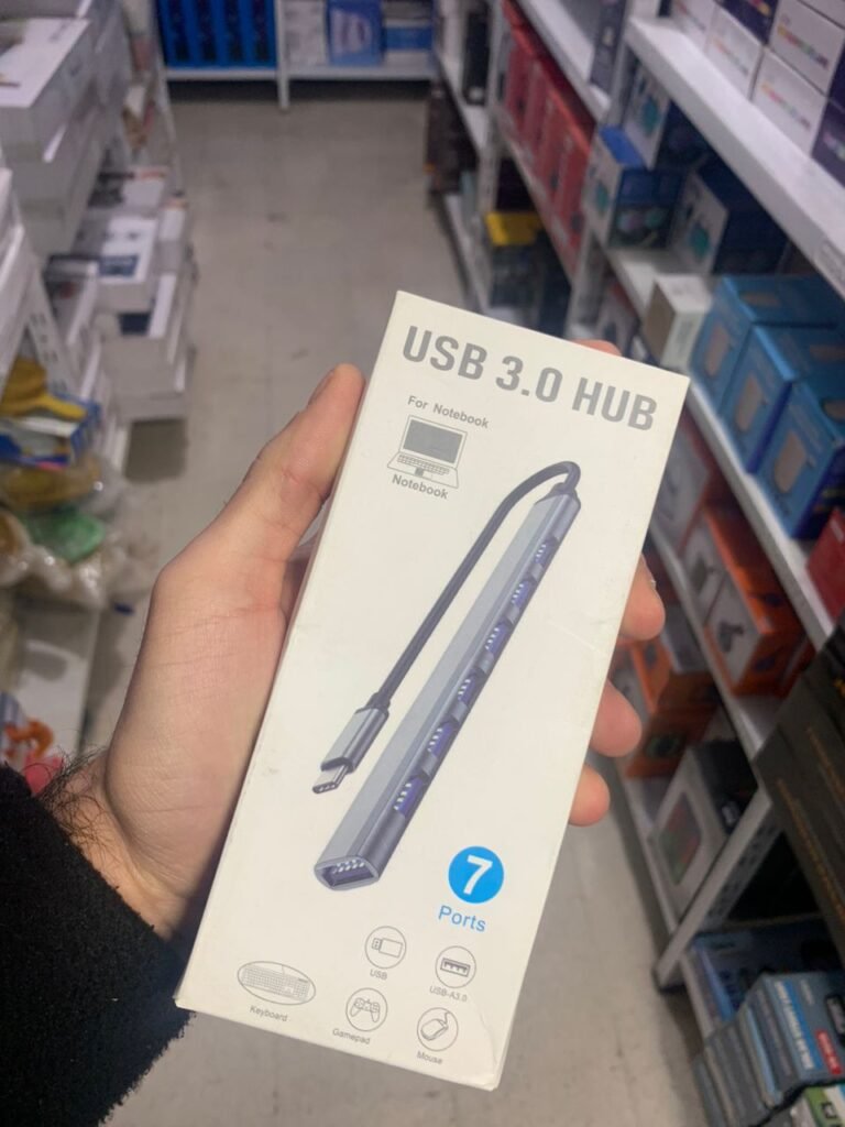 Hub USB 7-en-1 en Aluminium