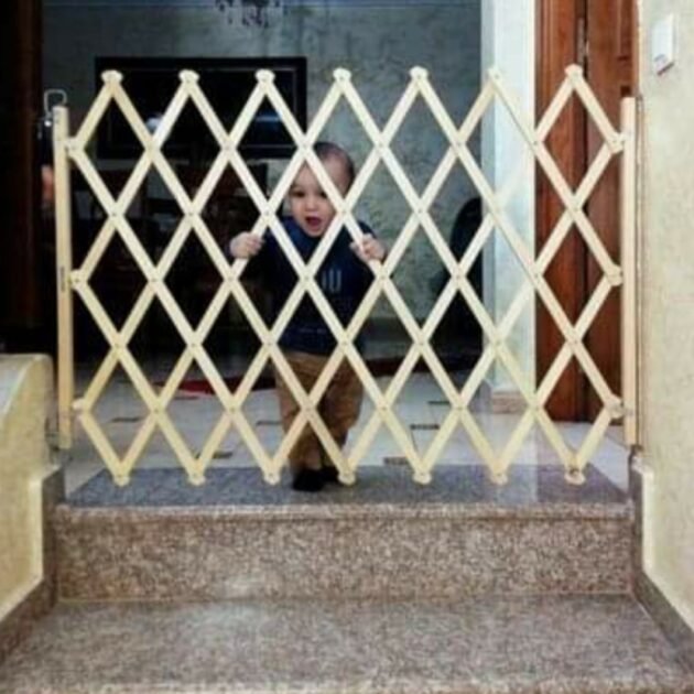 Barrière de Sécurité Bébé Extensible – 110 x 80 cm