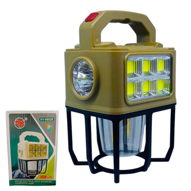 Lampe de Camping Solaire 3 en 1