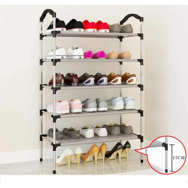 Étagère à Chaussures Métallique