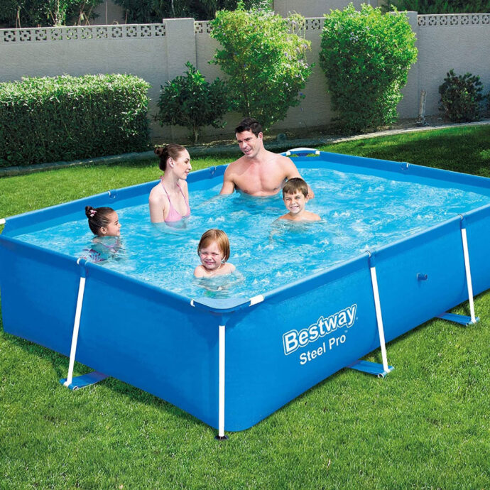 ⁦Piscine Bestway Steel Pro – Fraîcheur & Plaisir pour Toute la Famille⁩ - الصورة ⁦4⁩