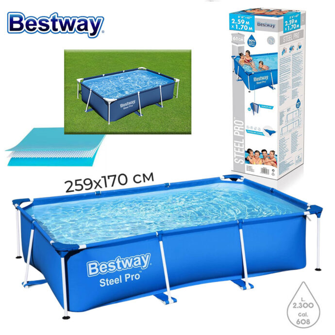Piscine Bestway Steel Pro – Fraîcheur & Plaisir pour Toute la Famille