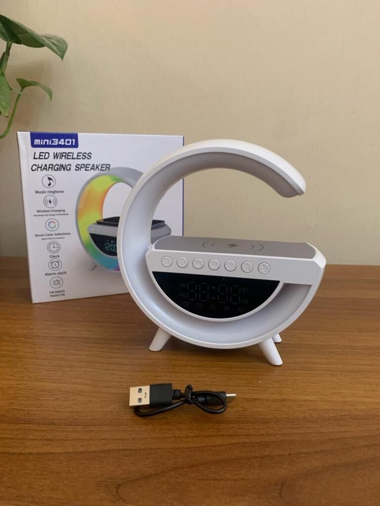 Lampe LED Multifonction avec Chargeur Sans Fil