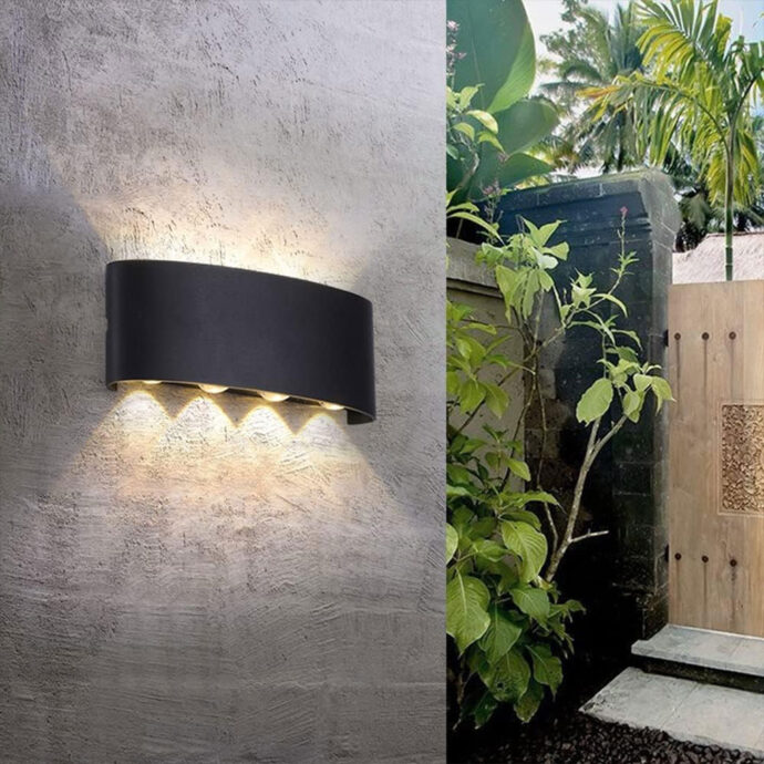 ⁦Applique Murale LED 8W Étanche 4 Lampes en PP⁩ - الصورة ⁦3⁩