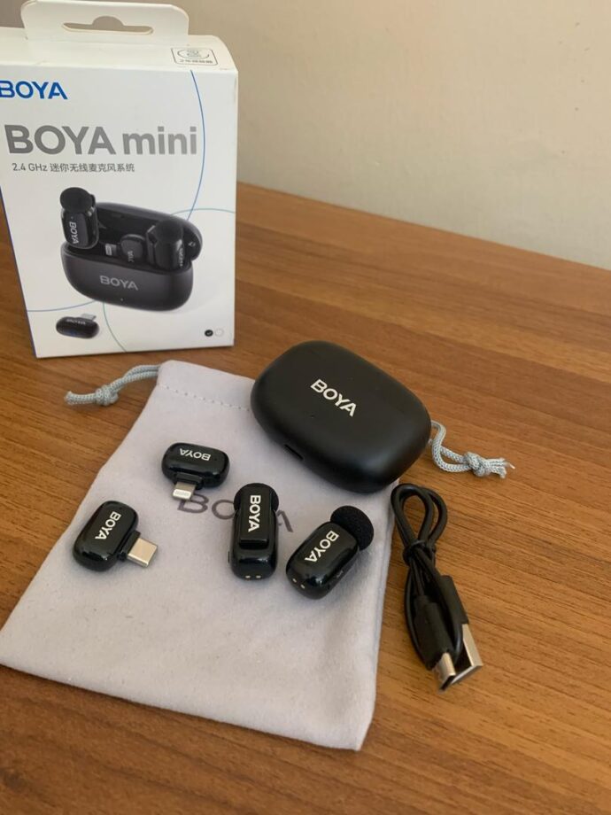 ⁦Microphone Sans Fil BOYA MINI⁩ - الصورة ⁦4⁩