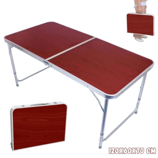 Table Pliante Portable en Aluminium