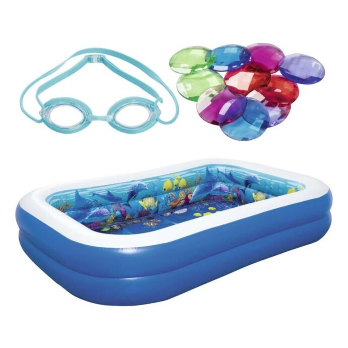 Piscine Gonflable Enfant 3D – Plongée Magique Sous-Marine Bestway 262 x 175 x 51