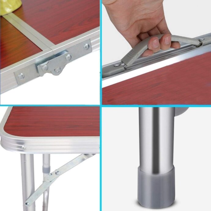 ⁦Table Pliante Portable en Aluminium⁩ - الصورة ⁦3⁩
