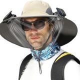 Chapeau de Soleil avec Ventilateurs – Protection Solaire Intelligente et Fraîcheur Portable