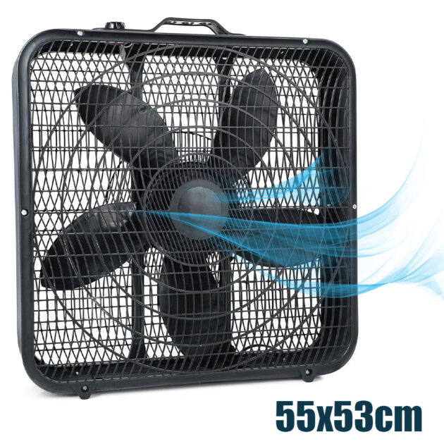 Ventilateur Portable à 3 Vitesses – Ventilation Puissante et Sécurisée