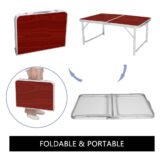 ⁦Table Pliante Portable en Aluminium Solide et Légère⁩ - الصورة ⁦2⁩