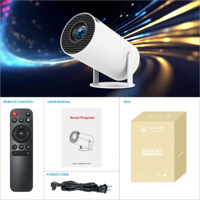 ⁦Mini Projecteur 4K Android 11.0 HY300⁩ - الصورة ⁦2⁩