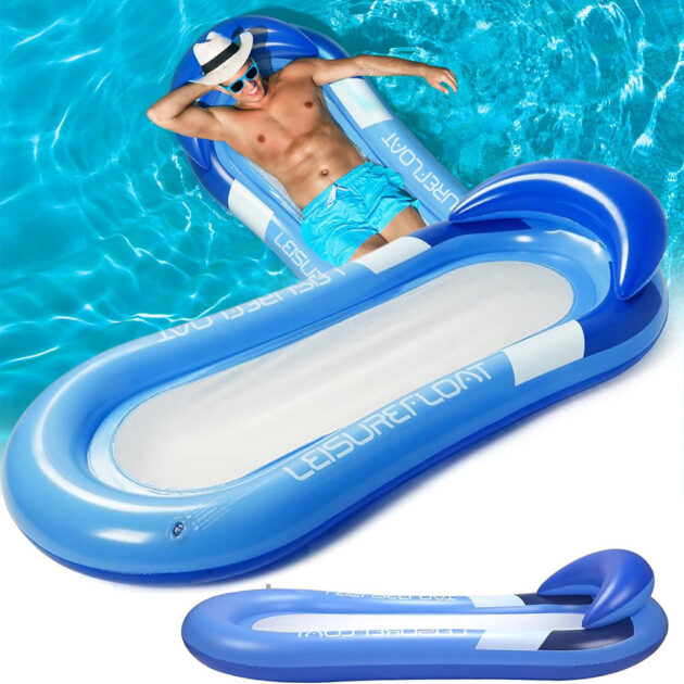 Matelas Piscine Gonflable XXL – Flottabilité et Détente Estivale