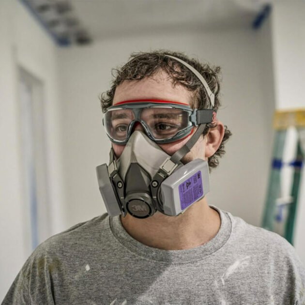 Masque Respiratoire Professionnel 3M + Filtres P100