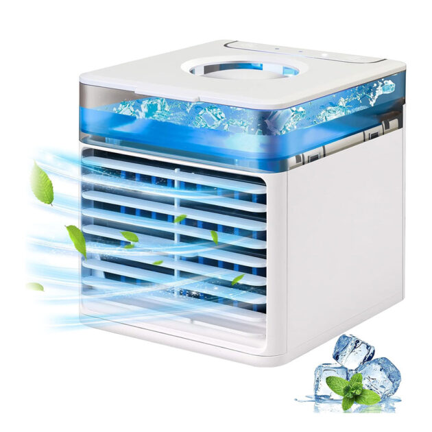 Mini Climatiseur Air Cooler – Fraîcheur Portable 4-en-1