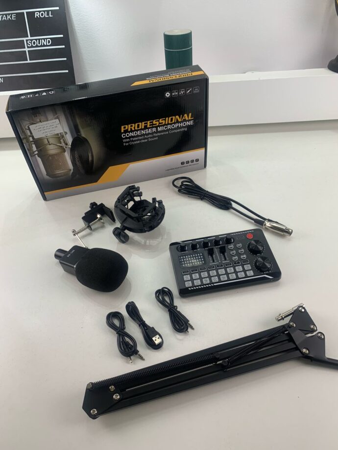 ⁦Pack Microphone MC-88 avec Carte Son en Direct⁩ - الصورة ⁦4⁩
