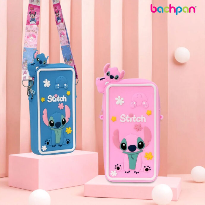 ⁦Pochette Bandoulière Stitch – Accessoire Mignon pour Enfants⁩ - الصورة ⁦2⁩