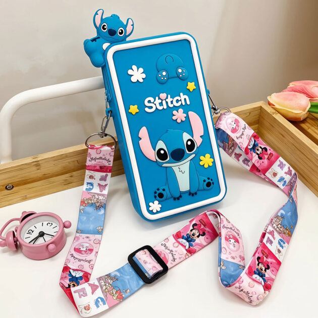 Pochette Bandoulière Stitch – Accessoire Mignon pour Enfants