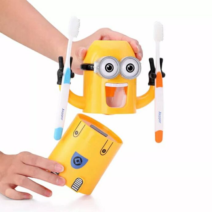⁦Distributeur Dentifrice Enfant + Verre⁩ - الصورة ⁦3⁩