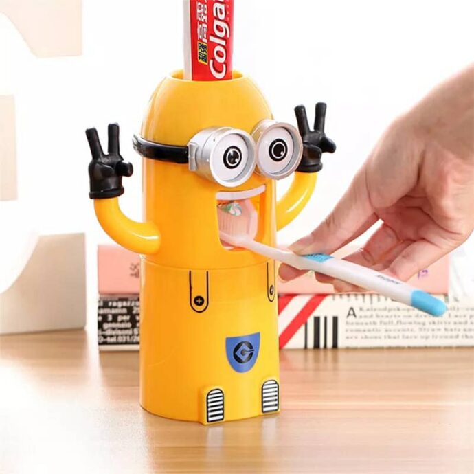 ⁦Distributeur Dentifrice Enfant + Verre⁩ - الصورة ⁦2⁩