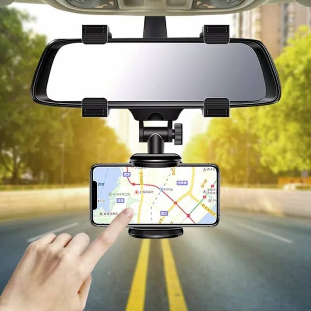 Support Rétroviseur Téléphone Voiture 360°