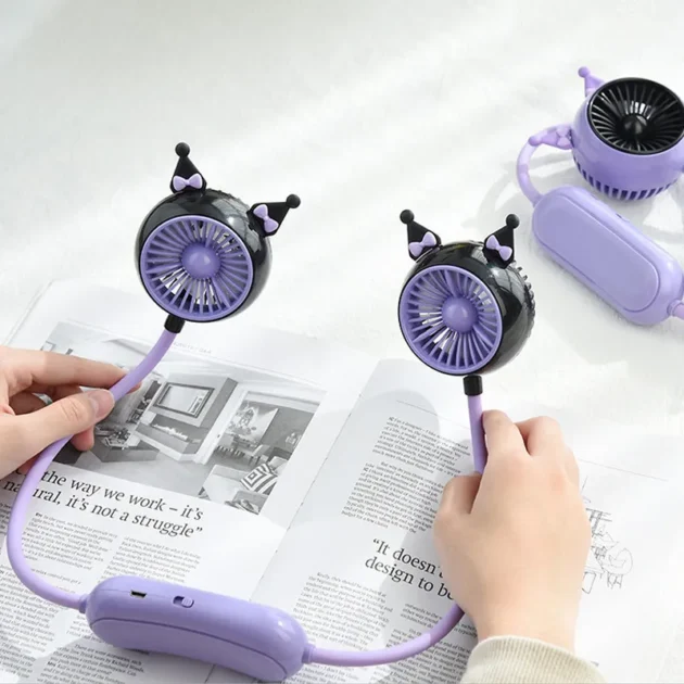 Mini Ventilateur de Cou Rechargeable par USB