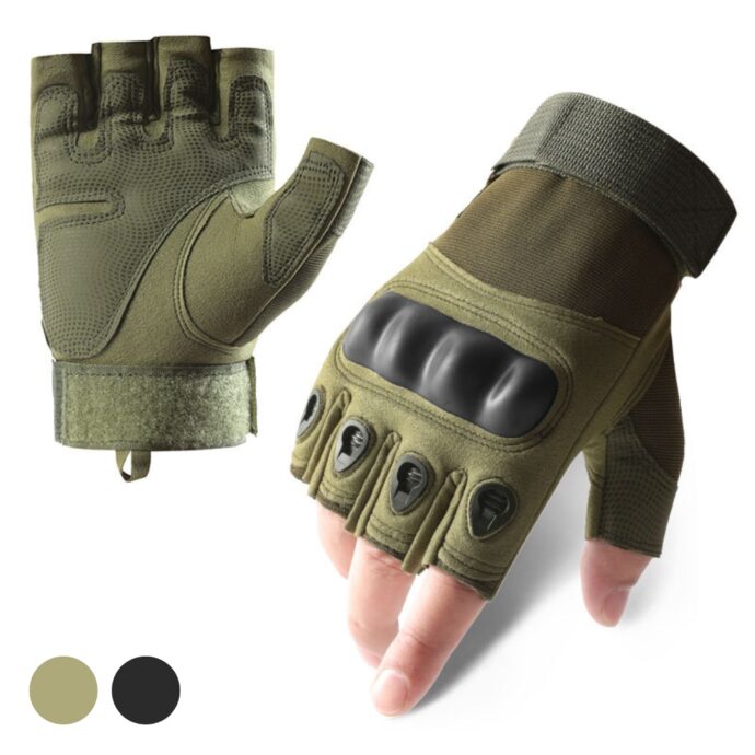 Gants Tactiques Demi-Doigts