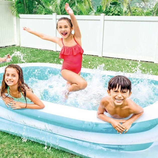 Piscine Gonflable Intex 203x152x48 cm – Espace Aquatique pour Enfants