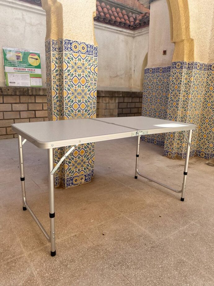 ⁦Table Pliante Portable en Aluminium⁩ - الصورة ⁦5⁩
