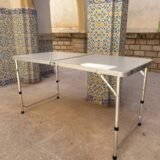 ⁦Table Pliante Portable en Aluminium Solide et Légère⁩ - الصورة ⁦3⁩