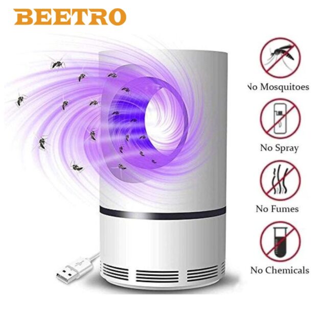 Lampe Anti-Moustiques à UV Et Insectes Silencieux