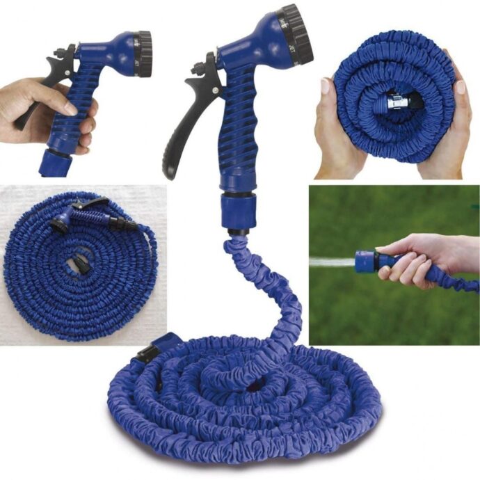 ⁦Tuyau d’Arrosage Extensible 22,5 m avec Pistolet à eau 7 jets⁩ - الصورة ⁦3⁩