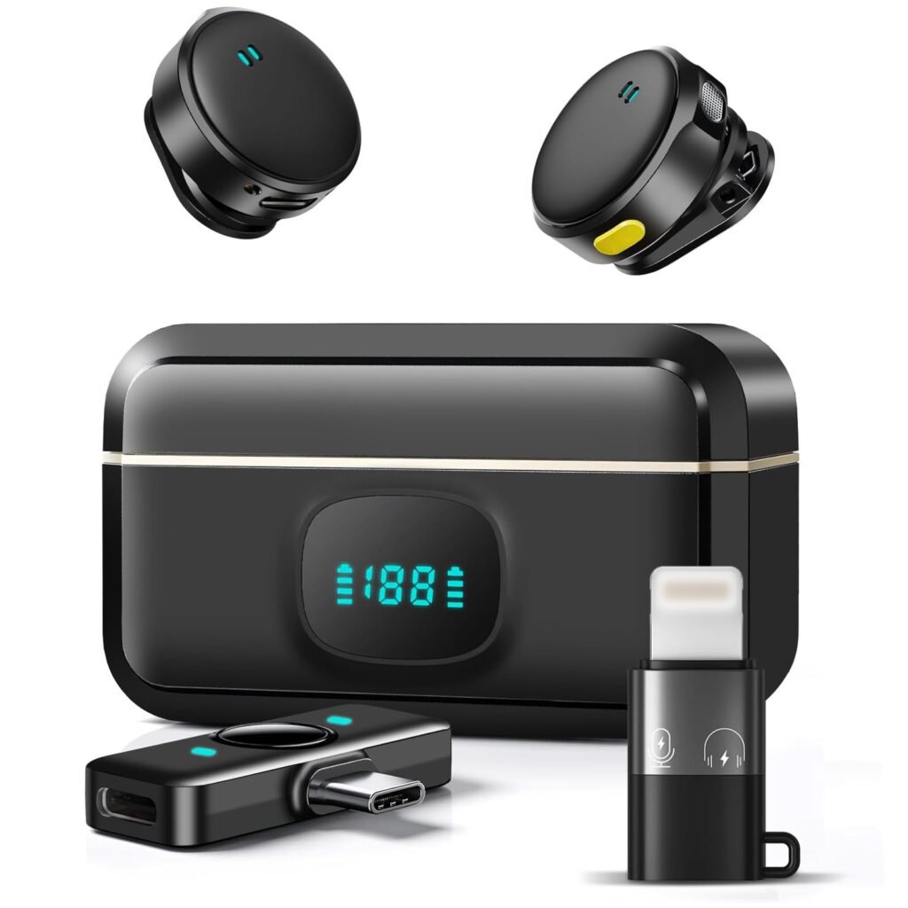 Microphones à Clipser Sans Fil – Son Clair & Connexion Instantanée