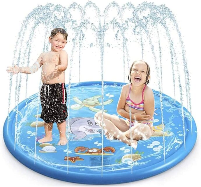 Tapis Arroseur Bébé 170cm – Jeux d’Eau Été pour Enfants