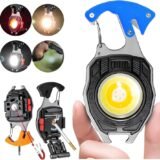 Mini Lampe Torche Porte-Clés 7 Modes