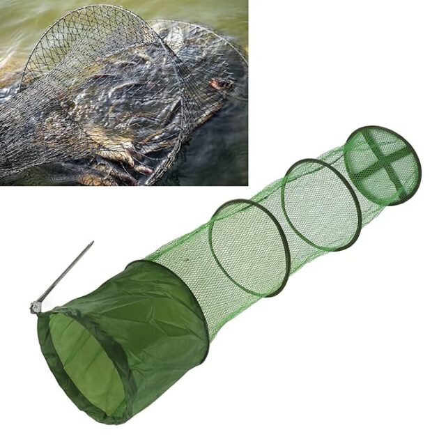 Filet de Pêche Pliable – Cage légère et résistante pour vos aventures de pêche