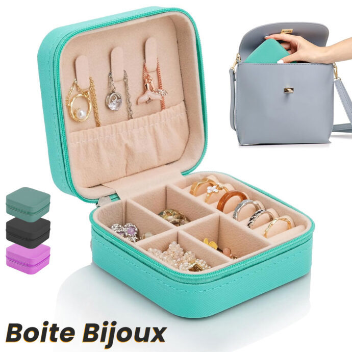 ⁦Mini Boîte à Bijoux de Voyage – Élégance compacte pour vos trésors⁩ - الصورة ⁦4⁩