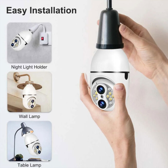 ⁦Caméra Ampoule 2K Double Objectif – Zoom Optique 10X & Suivi Intelligent⁩ - الصورة ⁦4⁩