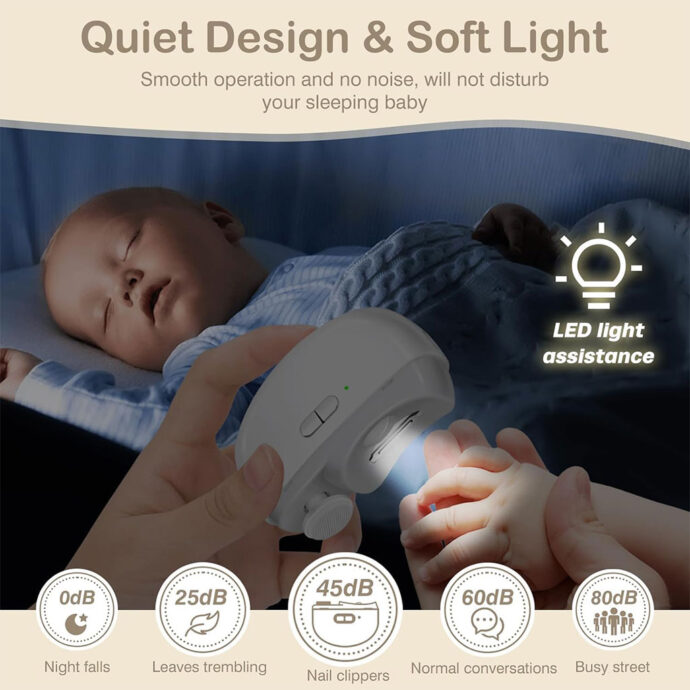 ⁦Coupe-Ongles Électrique Intelligent 2 en 1⁩ - الصورة ⁦2⁩