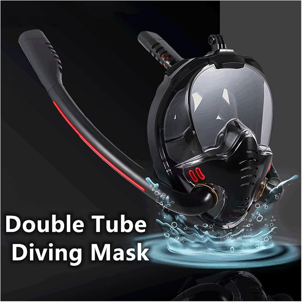 Masque de Plongée Intégral Anti-Buée – Vision Panoramique & Respiration Naturelle