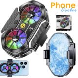Refroidisseur de téléphone portable à double ventilateur FS06