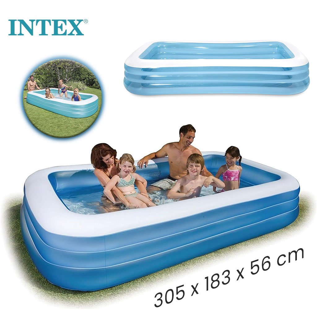 Grande Piscine Rectangulaire pour Enfants Intex 58484NP