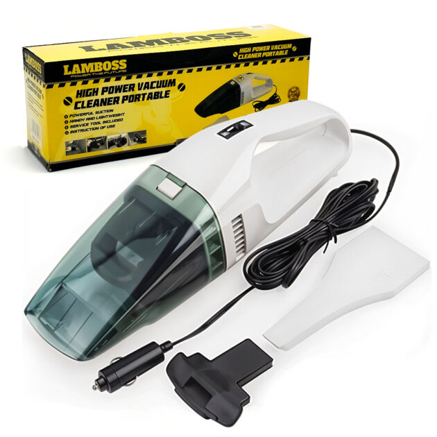 Aspirateur Voiture Ultra Puissant – Nettoyage Express et Sans Effort !