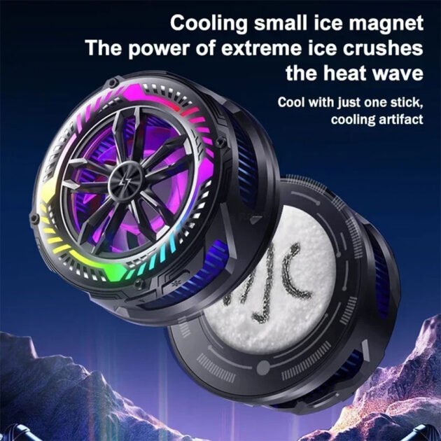 Refroidisseur de Téléphone P68 – Puissance, Légèreté et Éclairage RGB