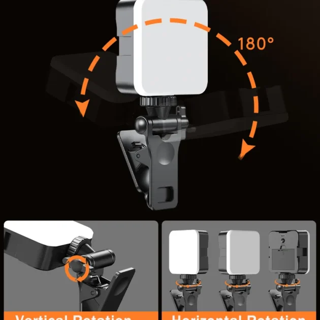 Lampe Selfie LED pour Smartphone – Éclairage Pro pour Photos & Vidéos