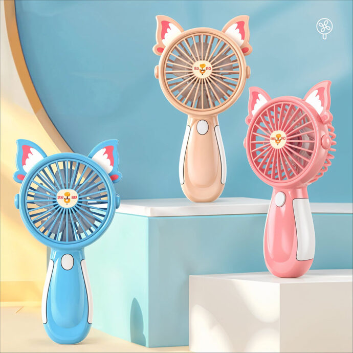 Mini Ventilateur Chaton – Fraîcheur ludique pour vos enfants