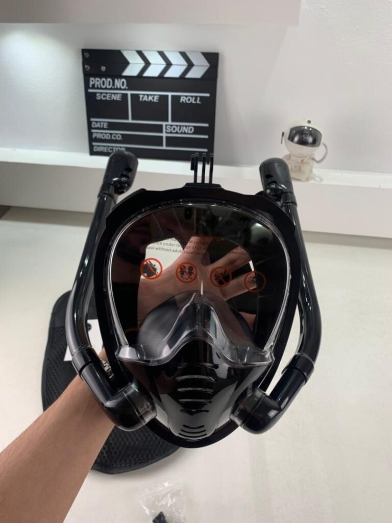 Masque de Plongée Intégral Anti-Buée – Vision Panoramique & Respiration Naturelle