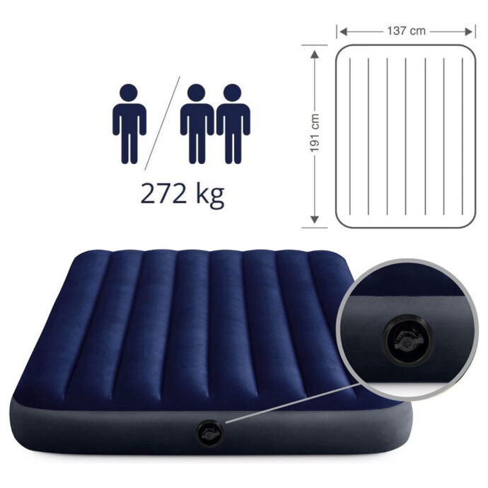 ⁦Matelas Gonflable Surélevé Intex Dura-Beam 25,4 cm⁩ - الصورة ⁦2⁩