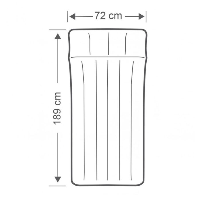 ⁦Matelas de Camping Gonflable 72x189x20 cm Intex 67998⁩ - الصورة ⁦4⁩
