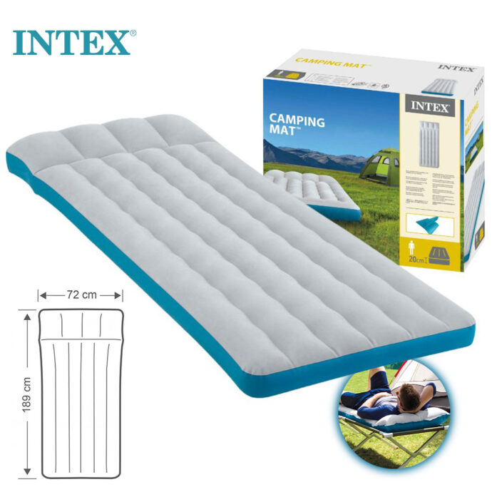 Matelas de Camping Gonflable 72x189x20 cm Intex 67998